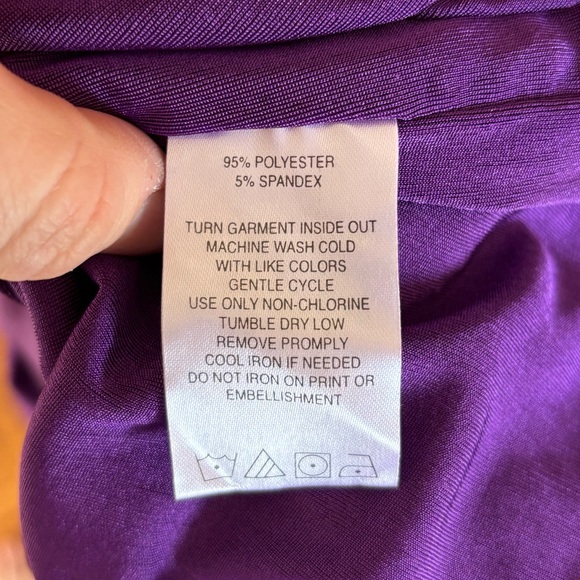 NWT BEYONCÉ DEREON PURPLE SPARKLE DRESS - Picture 8 of 8